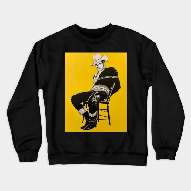 Trying hard to look like Gary Cooper Crewneck Sweatshirt by MadsAve